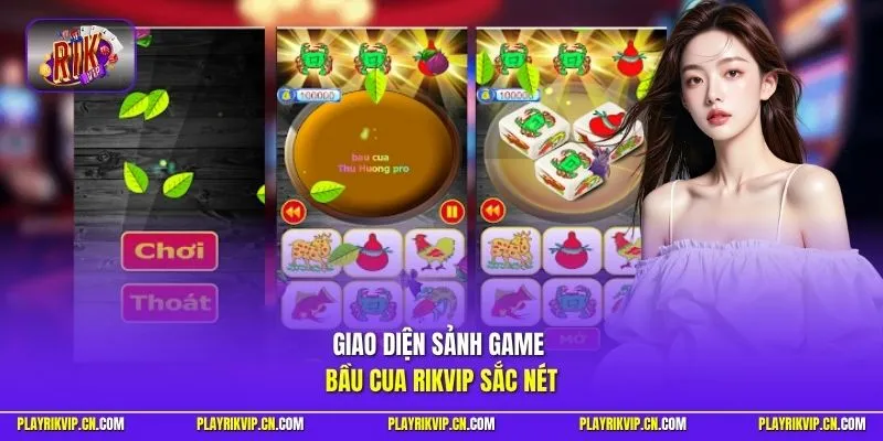  Sảnh game bầu cua Rikvip sắc nét