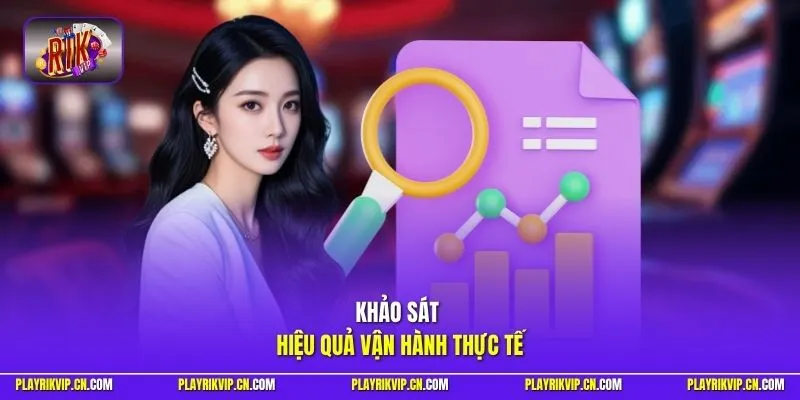 Khảo sát hiệu quả vận hành thực tế