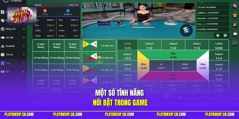 Một số tính năng nổi bật trong game